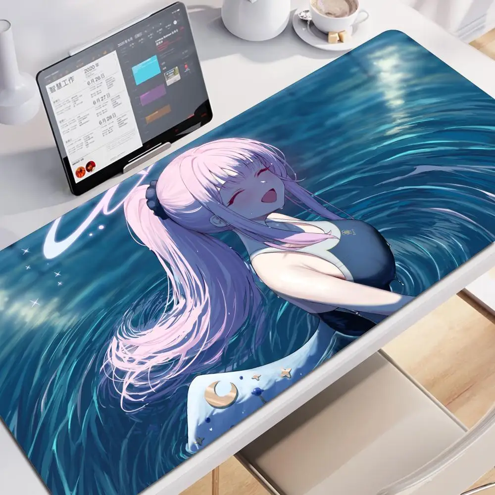 

Popular Game Blue Archive Cute Misono Mika Non-Slip Rubber Mouse Pad Lock Edge mousepads Game play mats for notebook PC