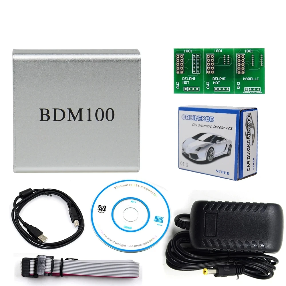 BDM100 V1255 Professional ECU Flasher Chip Tuning Programmer Interface BDM 100 ECU Flasher Code Reader OBDII Diagnostic Tool