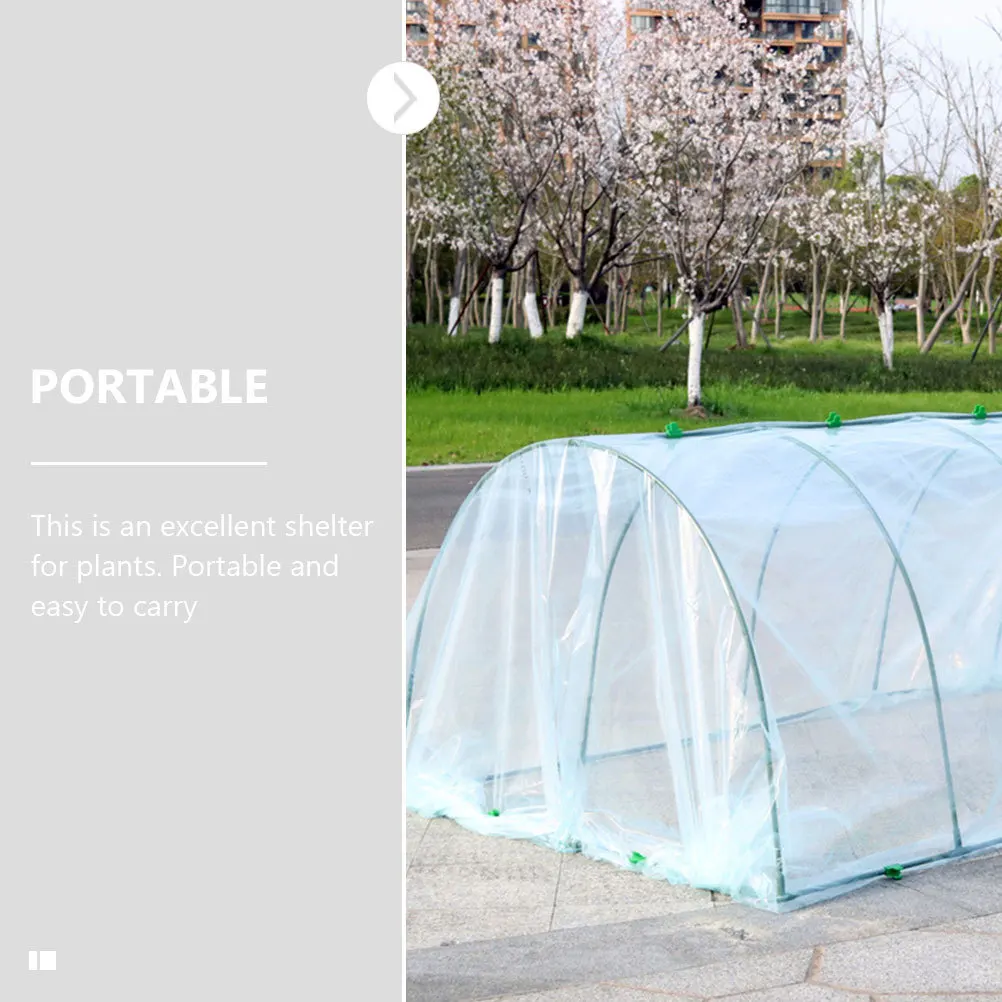 

1 set 1 Set Plant Greenhouse Cover Waterproof Snow-Proof Outdoor Garden Shelter For Flowers Vegetables Extended Growing Season