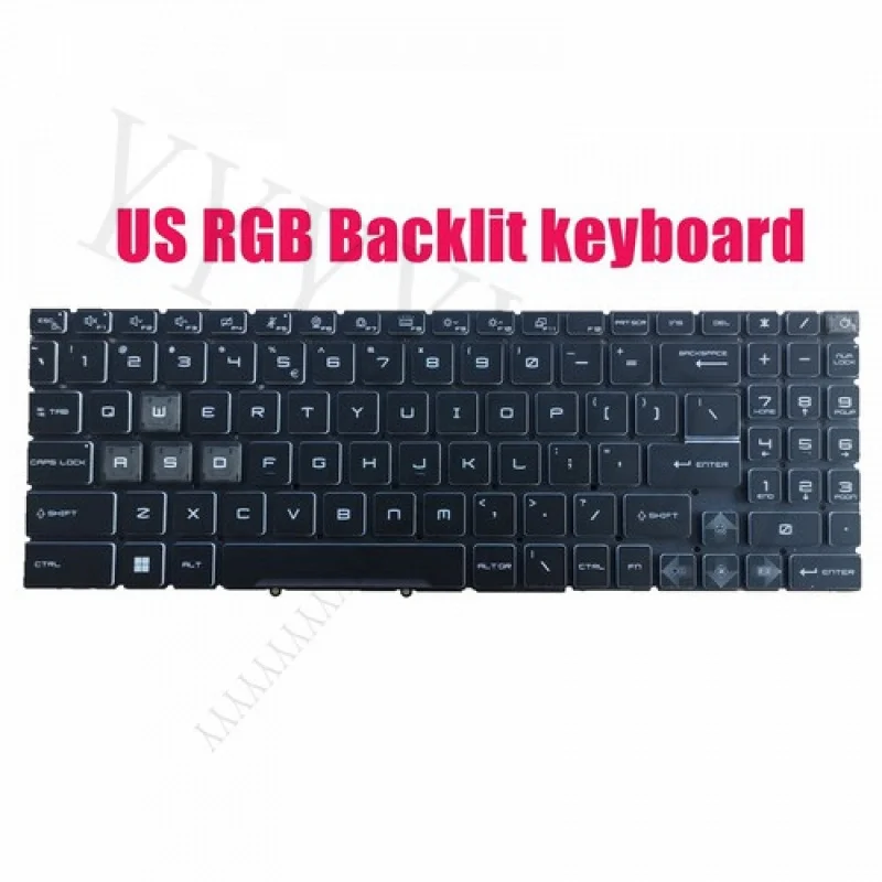 

QUS Backlit keyboard for MSI Katana 17 B12UCXK/B12UDXK/B13UCXK/B13UDXK(MS-17L5)