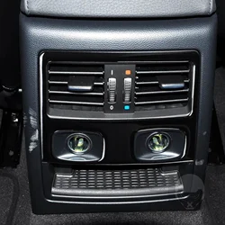 For Bmw 3 Series e90 e92 2005-2012  Soft Piano Black Sticker Rear Air Outlet Panel Plastic Car inside decorative Accessories