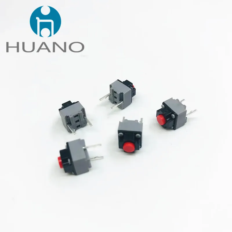 Free Shippin 10Pcs HUANO Mute Button 6*6*7.3MM Silent Switch Wireless / Wired Mouse Button Micro Switch 6X6X7.3 Silent Switches