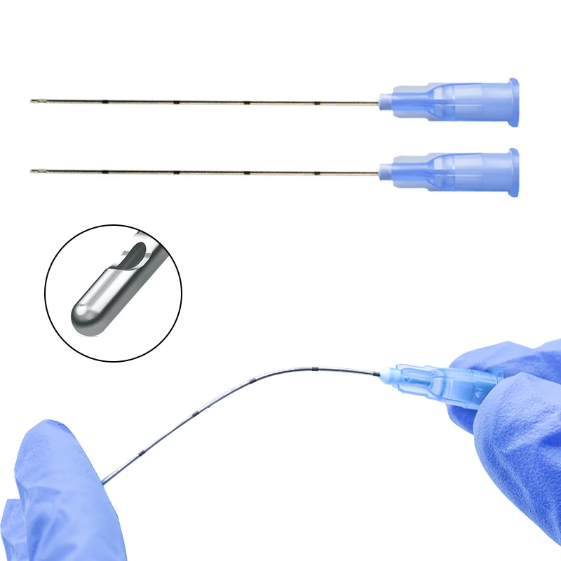 Korea Technology Sterile Micro Tip Blunt Cannula 22g 23G 25G 27G 18G 30G 50mm 70mm High Toughnes Disposable Blunt Tip Cannula