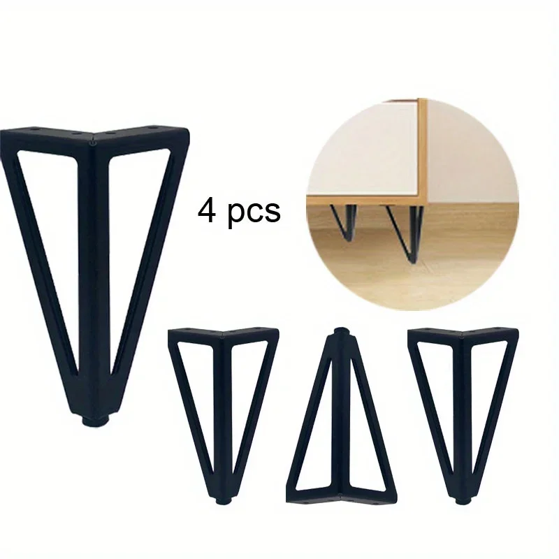 4pcs Table Legs Cabinet Legs Couch Feet Replacement Cabinet Dresser Furniture Legs Heavy Duty Metal Furniture Feet Sofa Cabinet