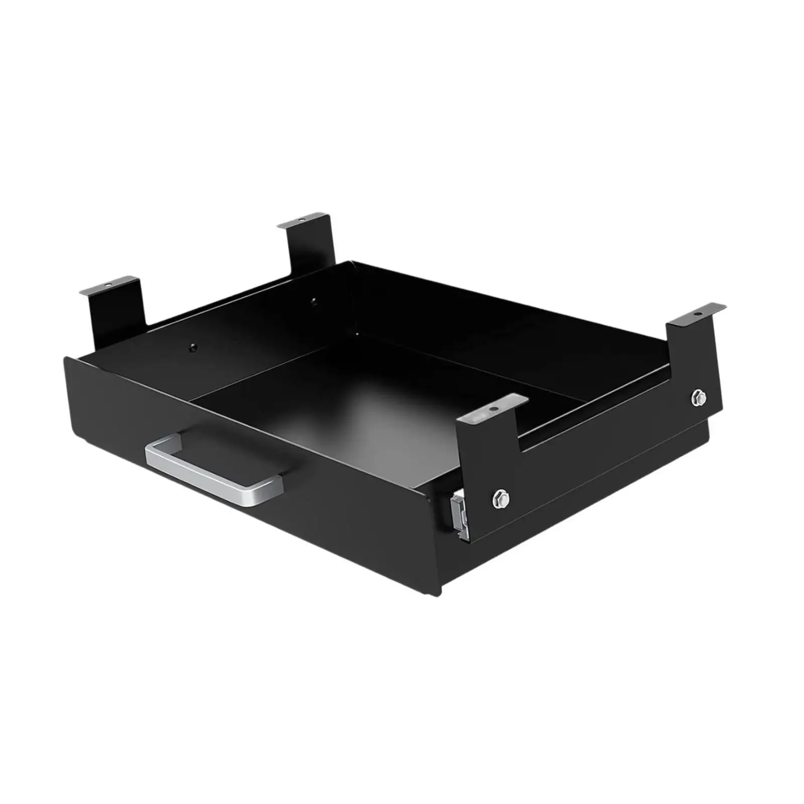 Under Desk Pull Out Drawer Wear Resistant Easy Slide Out Pencil Drawer for Office Sit Stand Workstation Desk Bedroom Dining Room
