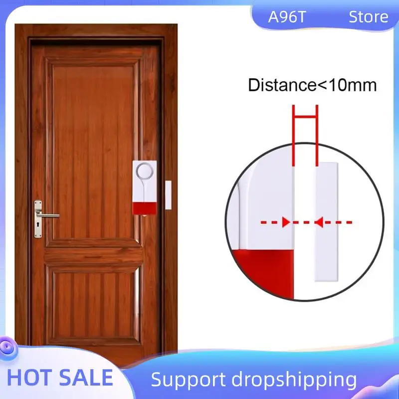 

A96T сигнализация открытия двери, окна, беспроводной пульт дистанционного управления, магнитный сенсорный звонок, защита от кражи, домашняя безопасность, защита «сделай сам»