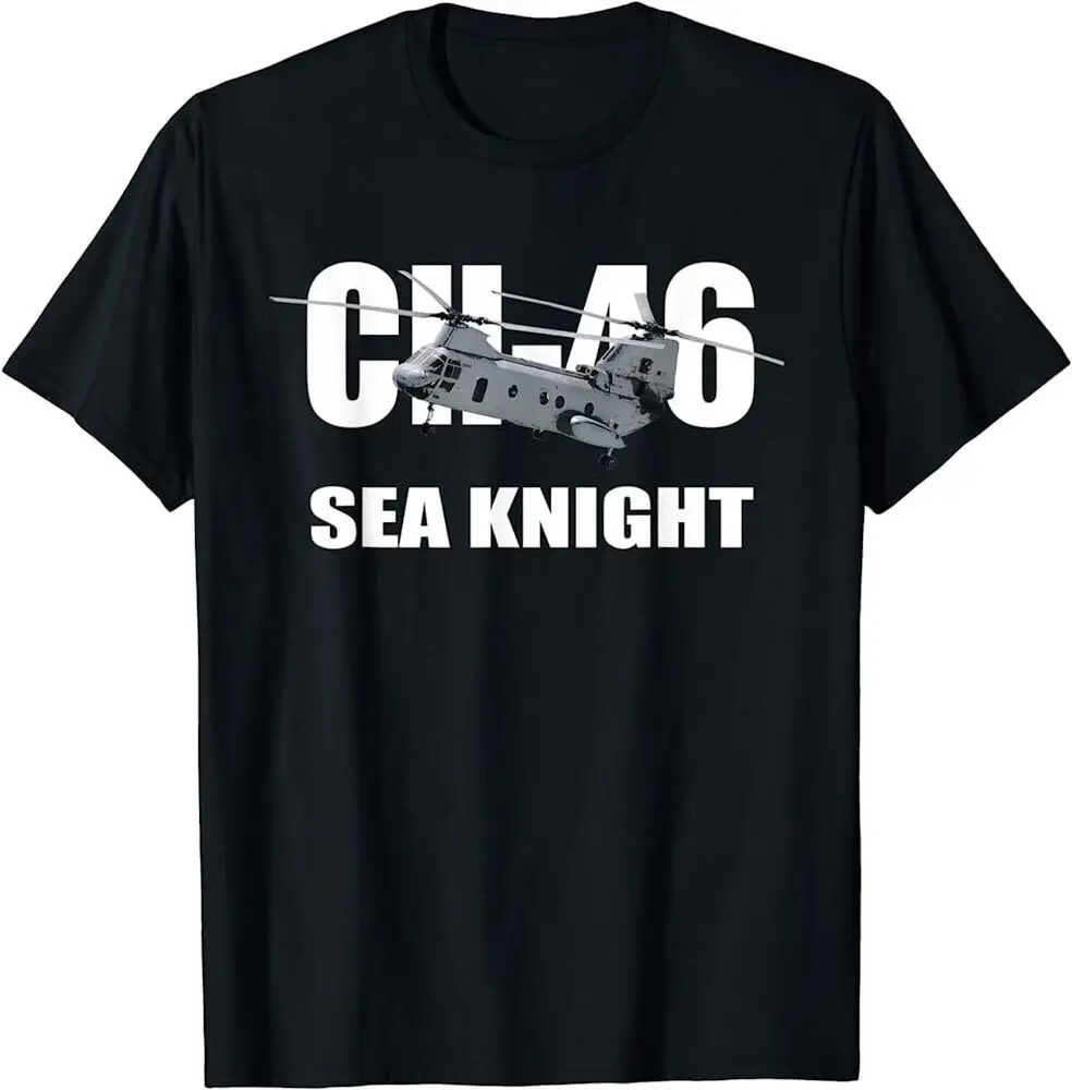 BEST TO BUY Ch-46 Sea Knight Helicopter Veteran Gift T-ShirtAnime Pattern Clothing Y2K SummerGraphic  vintage Luxury High qua