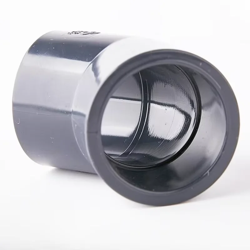 20/25/32/40/50/6-110mm UPVC Dark Grey Blue 45 ° Elbow Chemical Water Supply And Drainage Pipeline PVC Pipe Fitting Joint