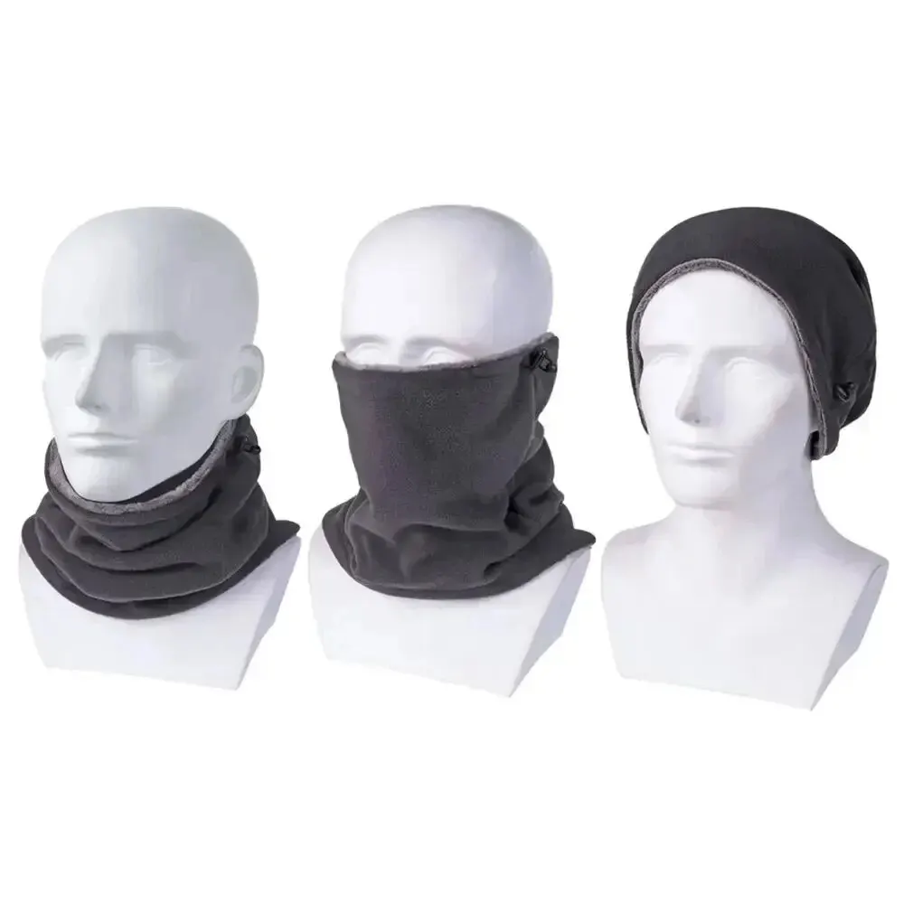 Winter MotorcycleWarm Mask Fleece Neck Outdoor Warmer Windproof Scarf Camping Hiking Balaclava