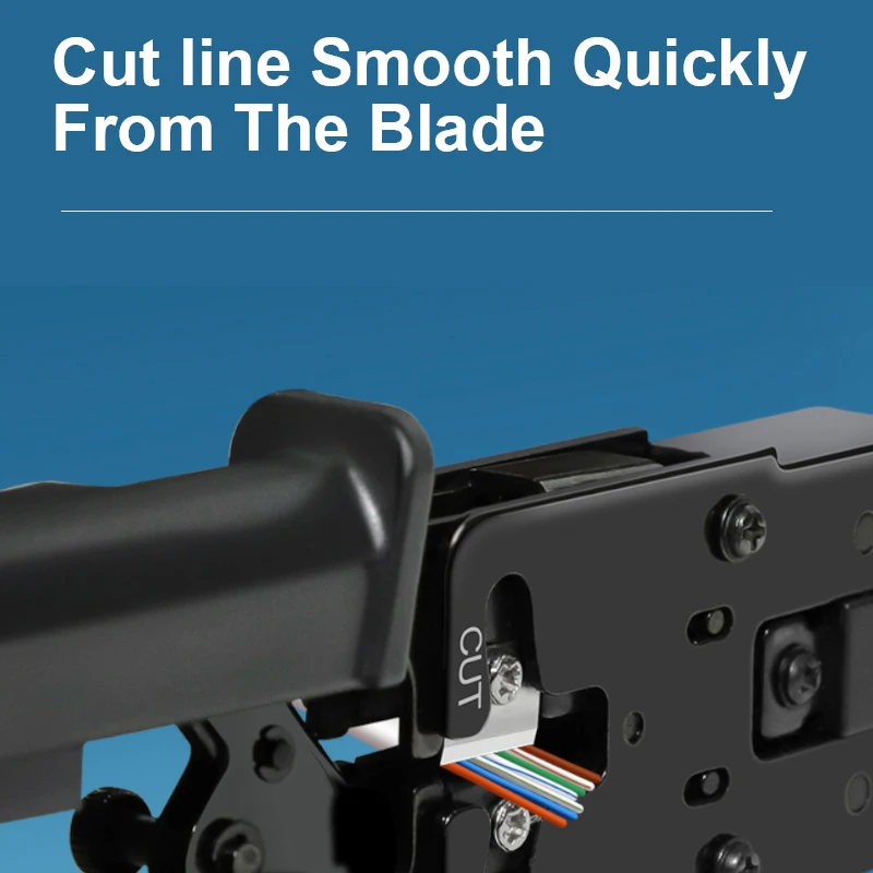 Imagem -05 - Alicate de Rede Rj45 Cabo Lan Crimper Ferramenta de Corte de Propósitos Testador 6p 8p 4p Teste do Cortador de Fio em