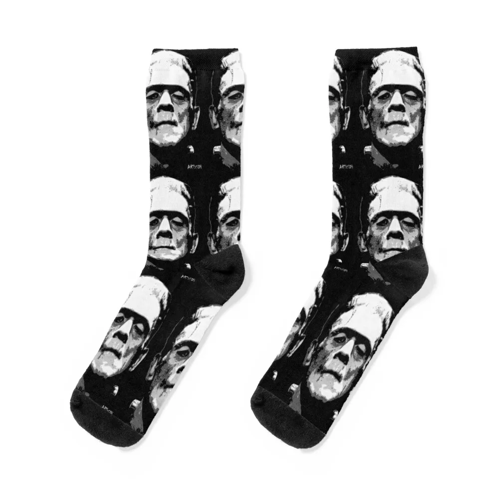 

Frankenstein Socks funny gifts sport crazy Men Socks Luxury Brand Women's