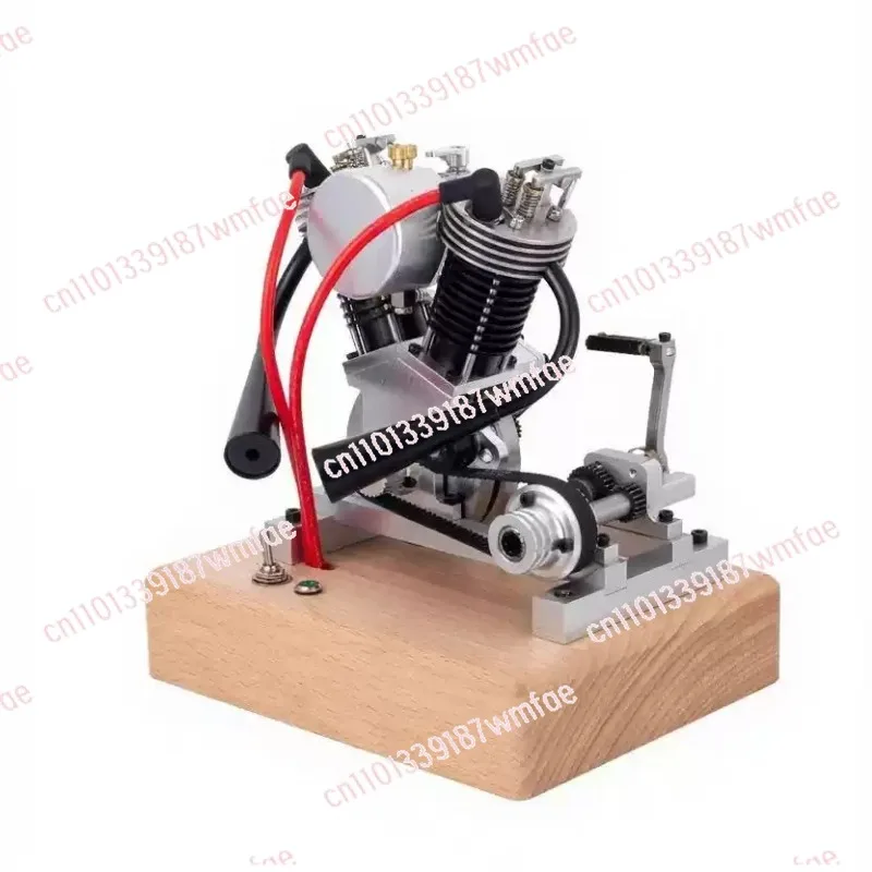 

V2 double cylinder meta engine engine model 3D toy gift teaching aids