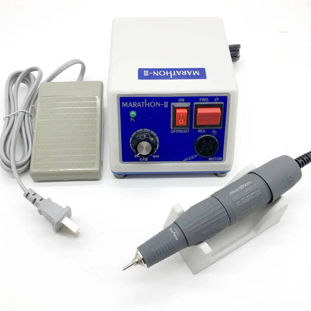 35000rpm 37l1 handpiece máquina de manicure maratona n3 micromotor brocas do prego manicure pedicure arquivo elétrico bits kit