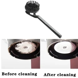 51/54MM/58MM Coffee Brewing Head Cleaning Brush Coffee Machine Round Handle Universal Cleaning Brush Barista Coffee Tool