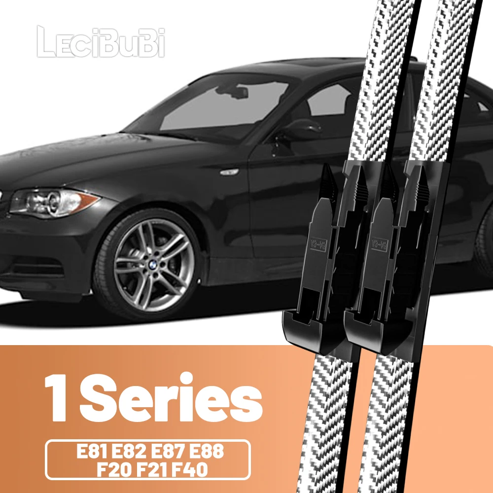 2 stücke Frontscheibe Scheibenwischerblätter Carbon Faser Scheibenwischer Für BMW 1 Serie E81 E82 E87 E88 F20 F21 F40 2004-2024 2019