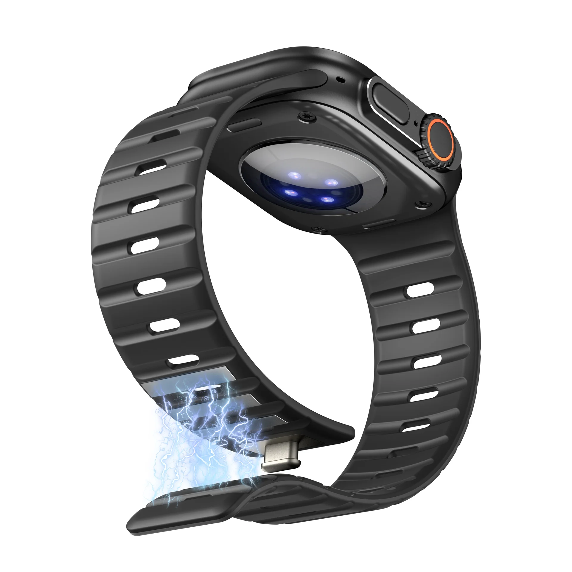 حزام سيليكون لساعة أبل الترا 3/2/1 49 مللي متر 11 10 9 8 7 6 5 4 SE سوار مغناطيسي iWatch 46 مللي متر 42 مللي متر 45 مللي متر 41 مللي متر 44 مللي متر 40 مللي متر الفرقة #2