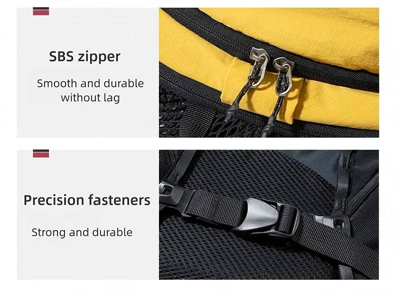 BISINNA Camping-Rucksack 20L Ultraleichter Wasserdichter Wanderrucksack für Männer und Frauen Outdoor Radfahren Reisen Klettern Tasche – Detail 14