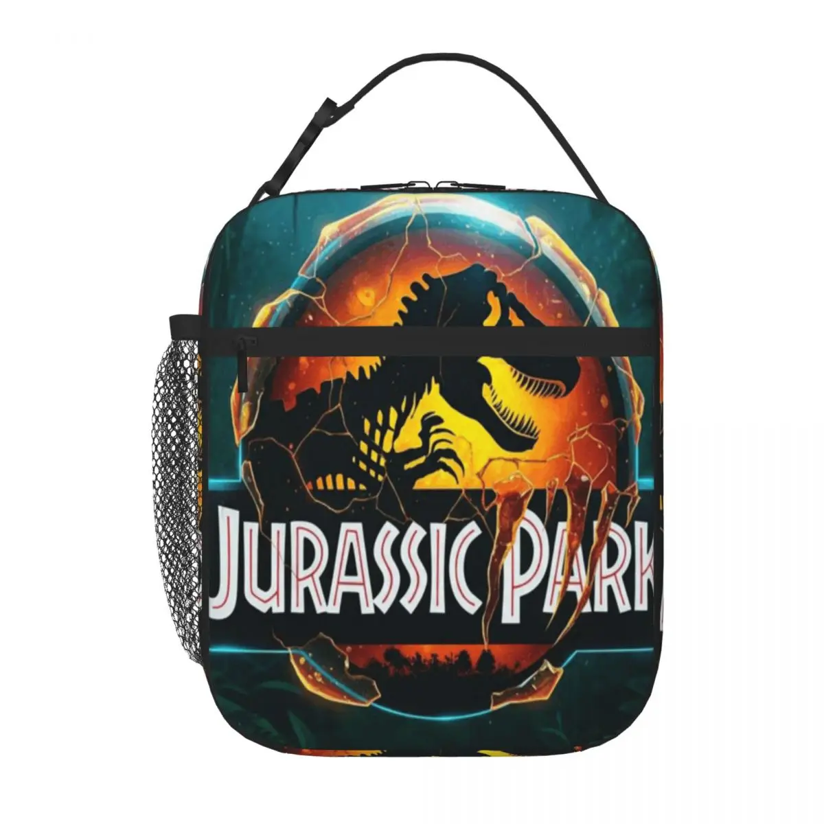 Bestselling Jurassic Logo Three Compartment Insulated Food Bag Balanced Diet Pack School Lunch Bag