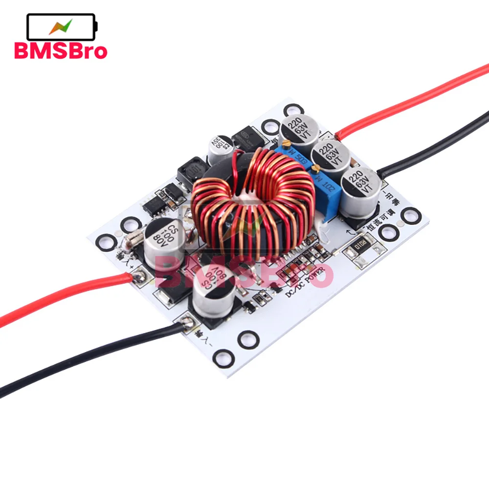 DC-DC 10-70V to 5-58V 30W 180W Boost Buck Converter CC CV Power Supply Module Adjustable Step Up/Down Module Voltage Regulator