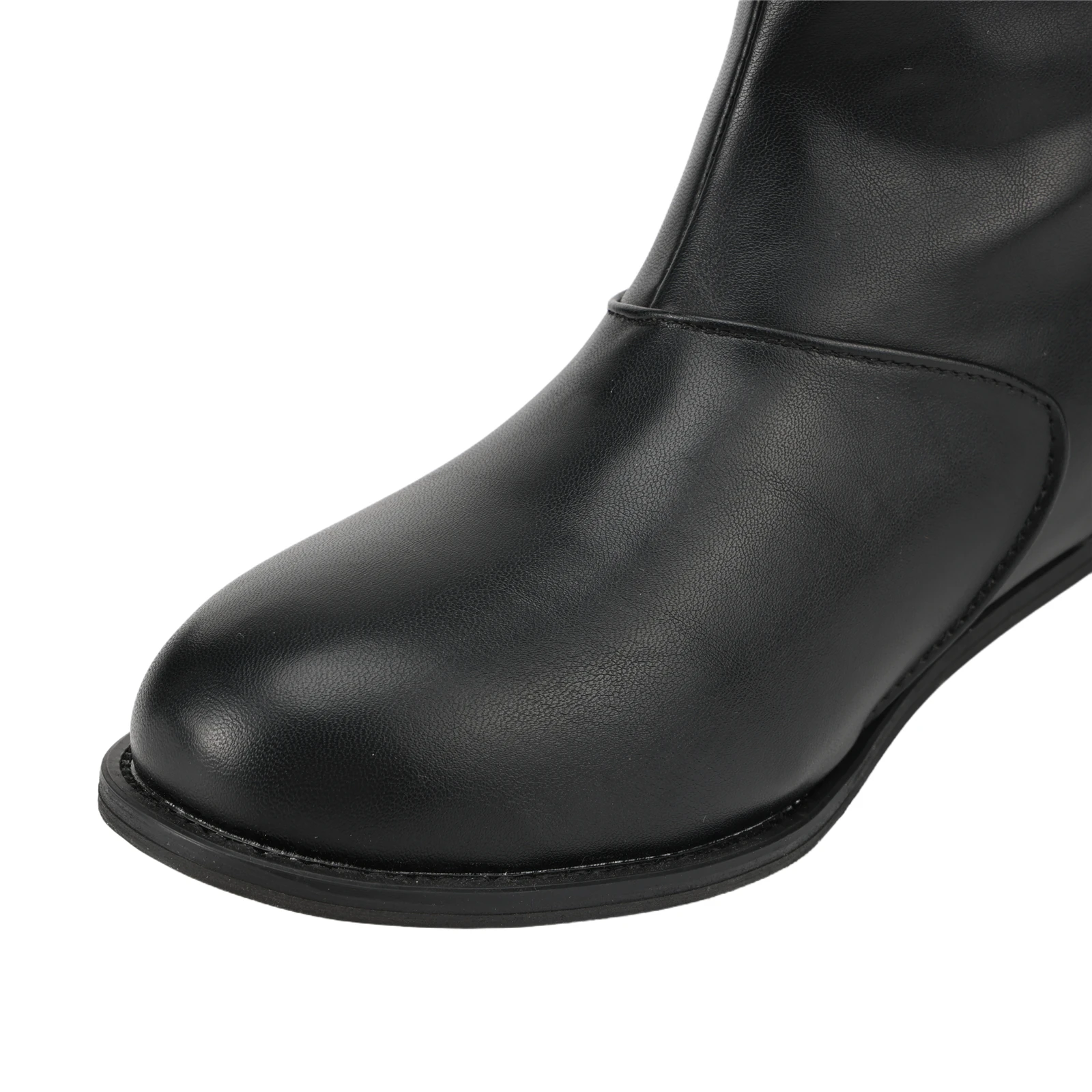 Adult Men Medieval Viking Cosplay Shoes Yellow Grey Black Synthetic Suede Flat Heel Round Head Tall Boots 5