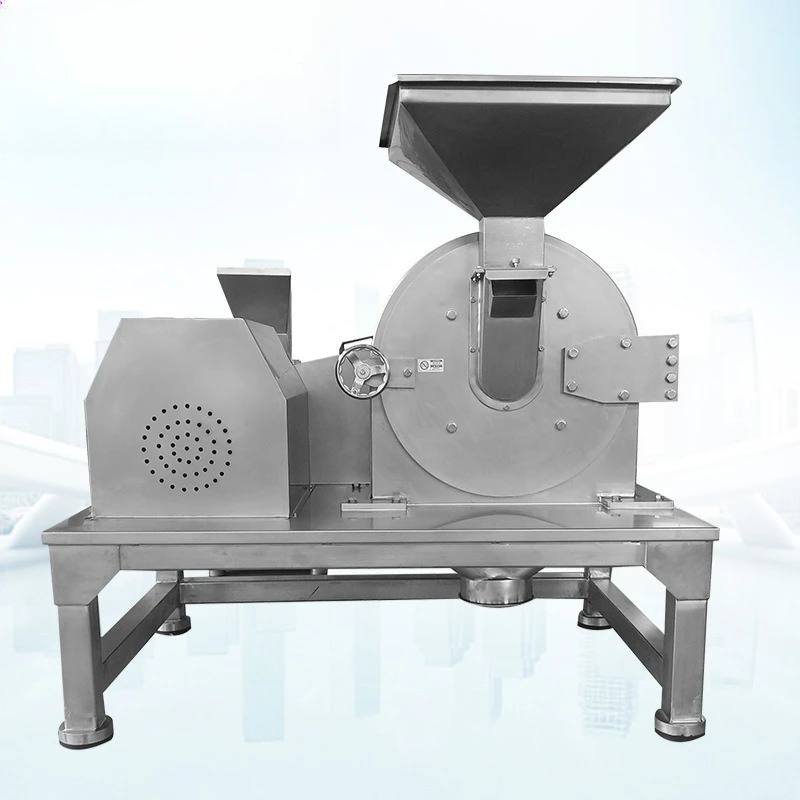 Bench Type Grinder Stainless Steel Horizontal Pulverizer For Grain Chinese Herbal Medicine