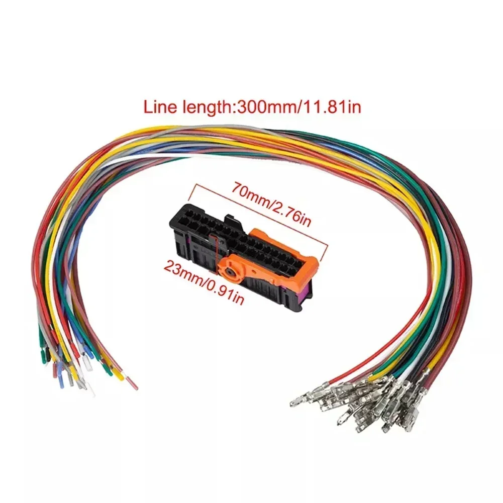 Arnés de cableado para puerta izquierda y derecha, enchufe para Skoda Fabia Stufenheck (6Y3) 2000-2007/para Roomster(5J) 2006-2015, 1 unidad