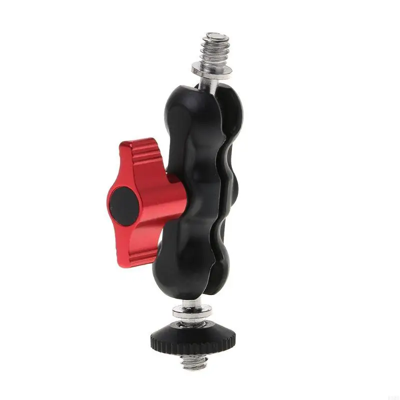 Double Ball for Head Shoe Mount Adapter Arm 1/4