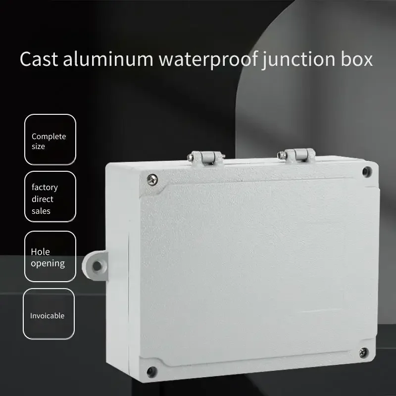 Outdoor Waterproof Cast Aluminum Explosion-Proof Junction Box with Hinges And Ears for Secure Electrical Connections