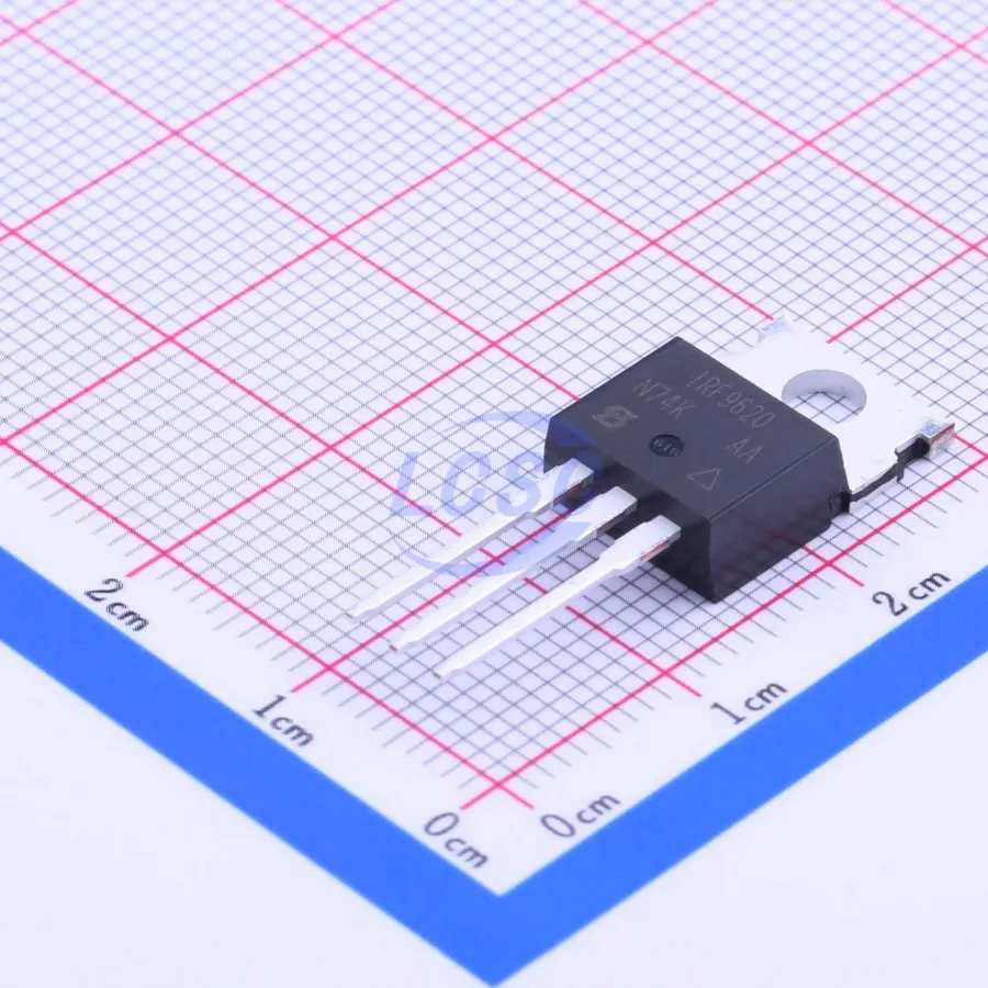 10Pieces/Lot Original IRF9620 Power MOSFET P-Channel 200V  3.5A 40W Through Hole ITO-220AB-3 Transistor IRF9620PBF