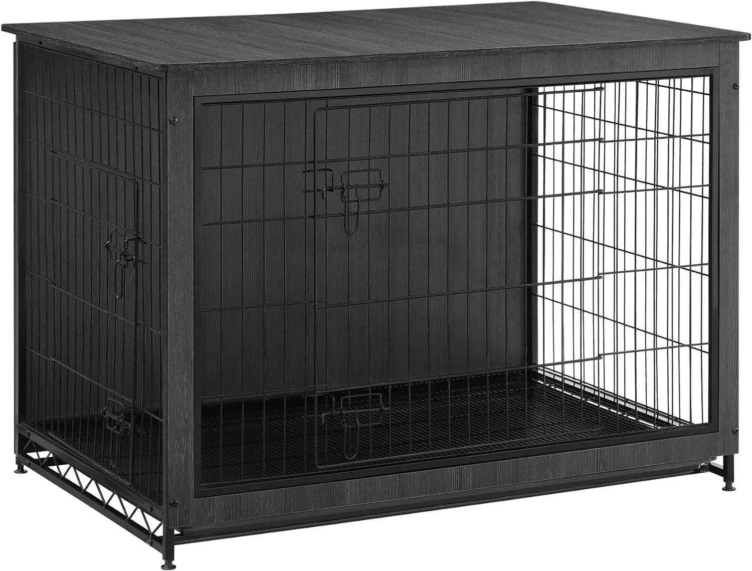 Dog Crate Furniture, Side End Table, Modern Kennel for Dogs Indoor up to 80 lb, Heavy-Duty Dog Cage with Multi-Purpose Removable