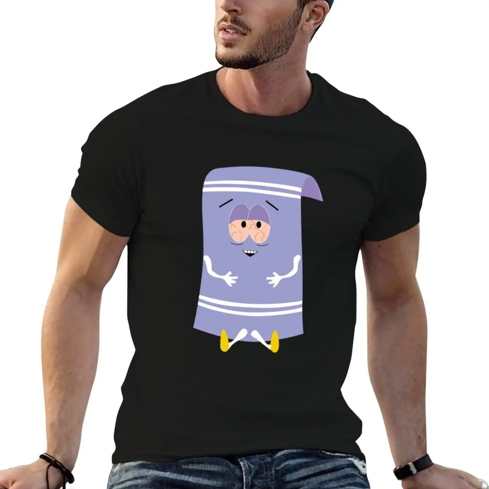 Towelie Don’t forget to bring a towel T-Shirt heavyweights anime t shirts summer clothes men tshirt