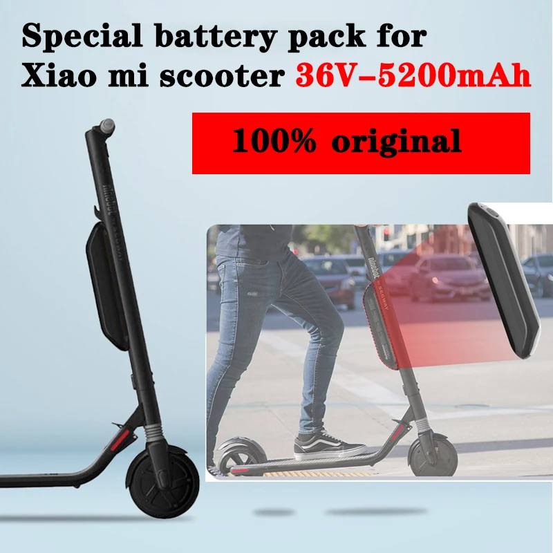 Paquete de batería 2022 Original para Ninebot Segway ES1/ES2/ES3/ES4, conjunto de batería externa, accesorios para Scooter, 36V, 5200mAH