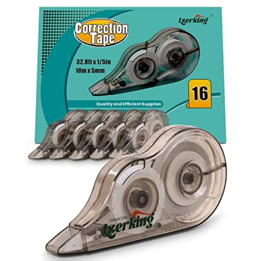 

Correction Tape, White, count, Instant White It Out, Tape is Mess-free and Tear Resistant, Applicator for Instant Corrections,