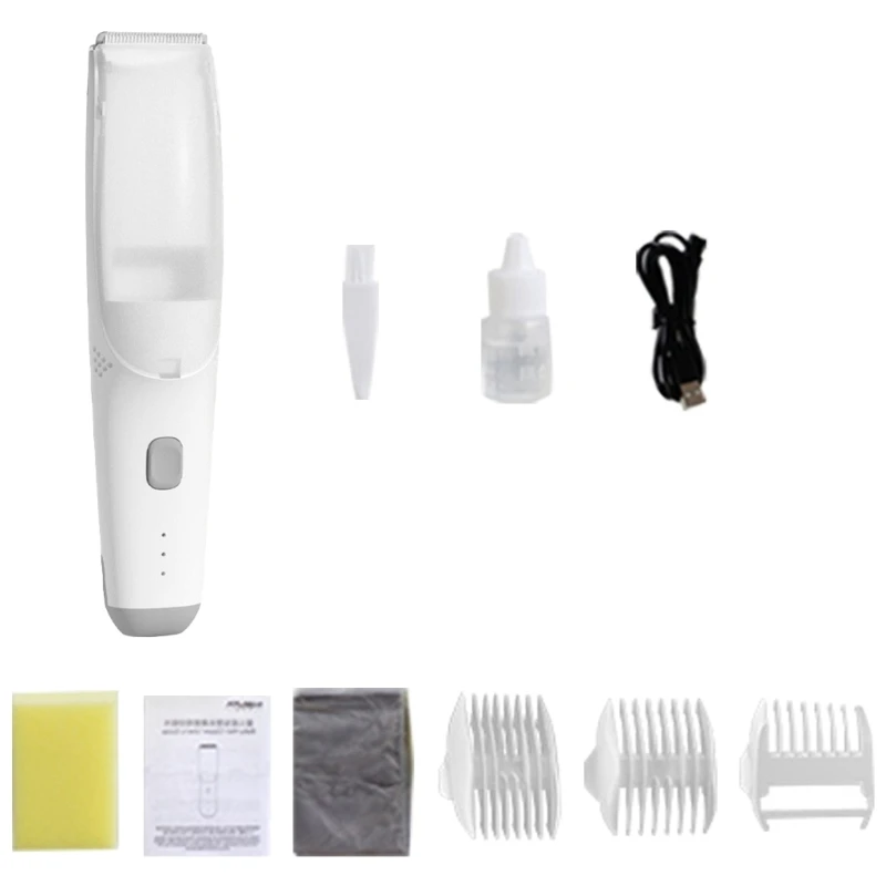 USB Rechargeable Cordless Haircut Machine Hair Trimmer with 3 Guide Comb Drop shipping