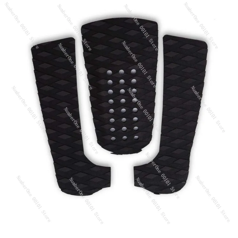 Surfboard Traction Pad Tail Pad, EVA Non-Slip Grip Mat with Strong Adhesive Back for Enhanced Balance Control