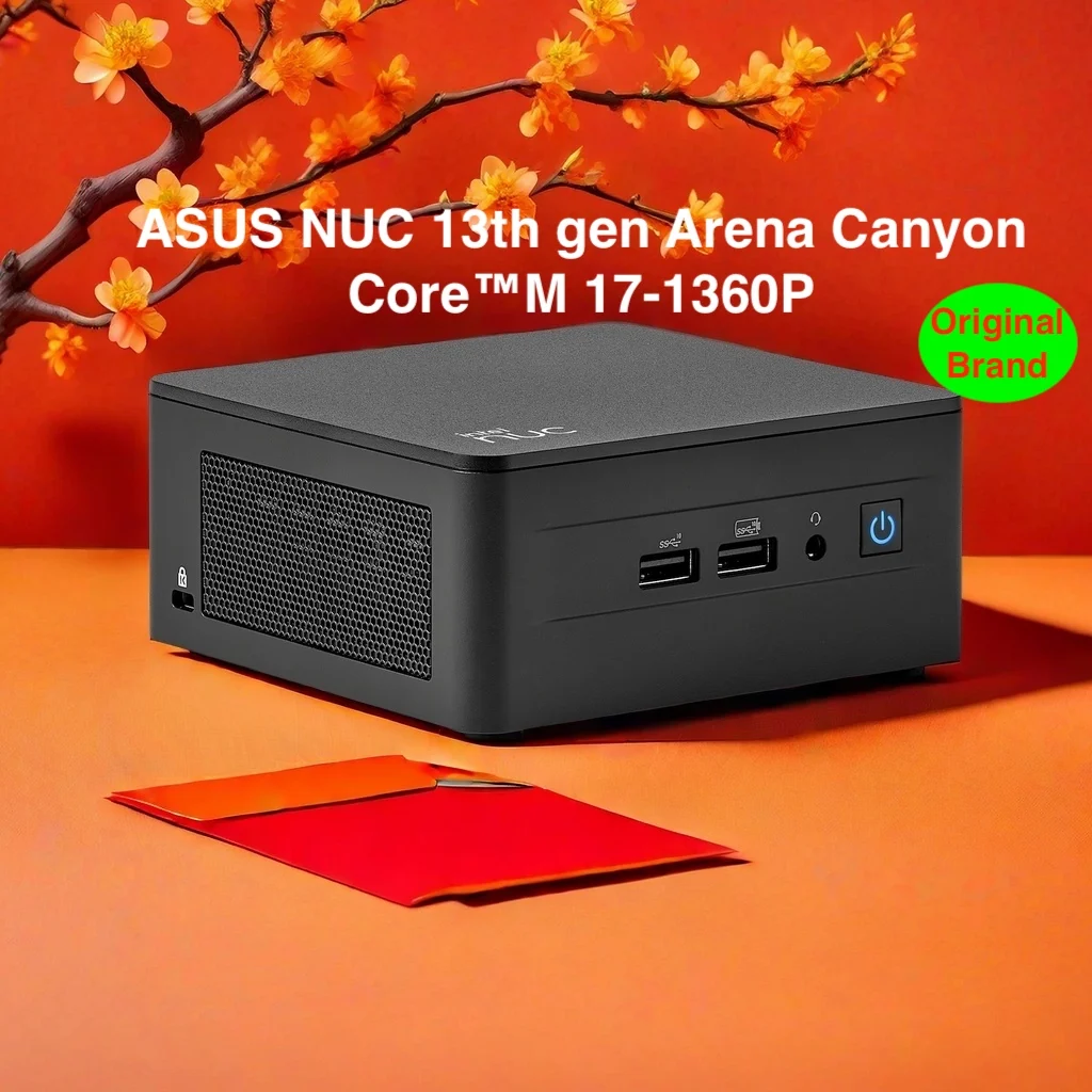 

24Hrs Shipping! Original ASUS/Intel NUC 13th Core i7-1360P NUC13ANHi7/NUC13ANKi7 Arena Canyon WiFi 6 window 11Pro gaming mini pc