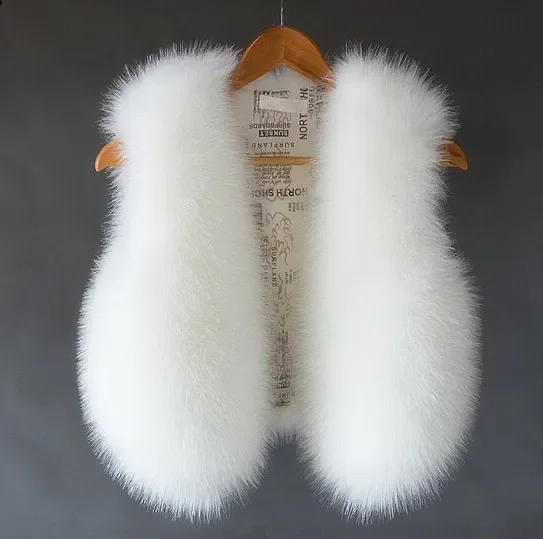 children girls waistcoat design kids warm vest girl\'s jacket faux fur vest for girls coat suit vest mother Queen Size