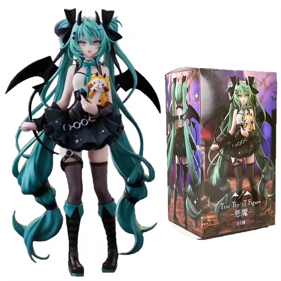 Anime Hatsune Miku 22CM Kuromi Hatsune Actionfigur Modell Spielzeug Niedliche Actionfigur PVC Sammlerstück Desktop-Accessoires Geschenke Spielzeug – Detail 10