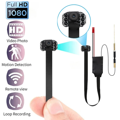 Imagen 2 del producto Mini cámara WiFi 4K 1080P HD cámara de seguridad inalámbrica protección de seguridad videovigilancia por voz videocámara versión nocturna