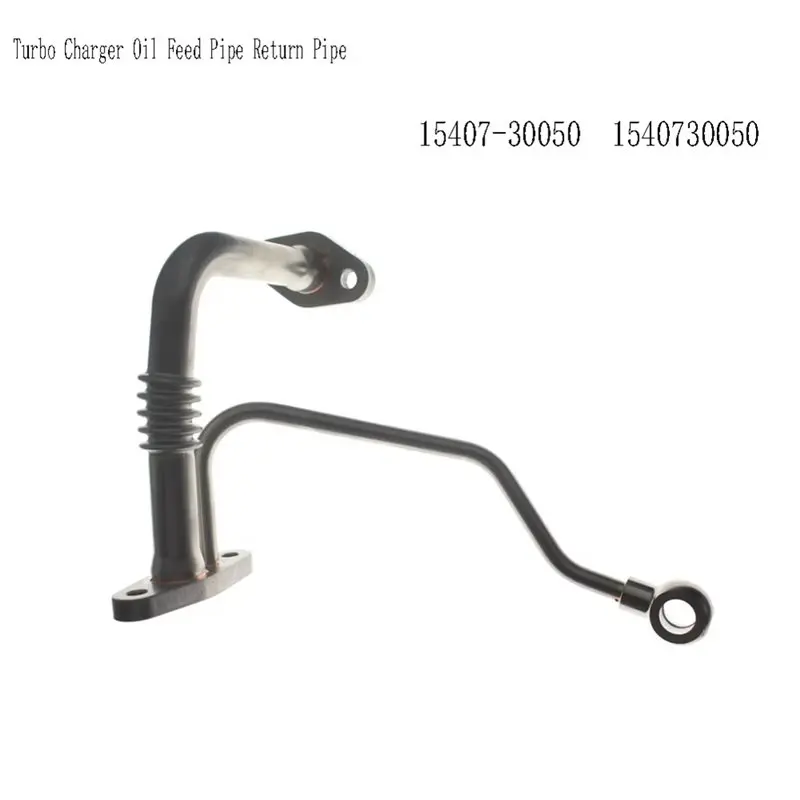 

For Toyota Hilux MK6 KUN26 3.0TD 2005-2015 Turbo Oil Feed Pipe Return Pipe 15407-30050 1540730050 1KD-FTV