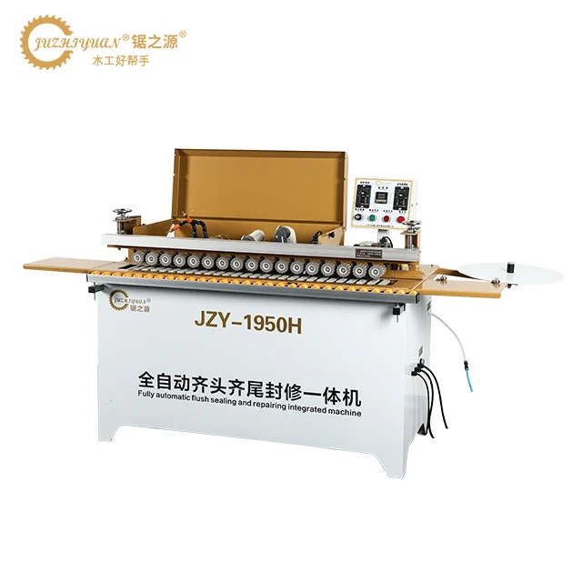 Full straight line edge bander micro automatic pvc mdf woodworking edge banding machine