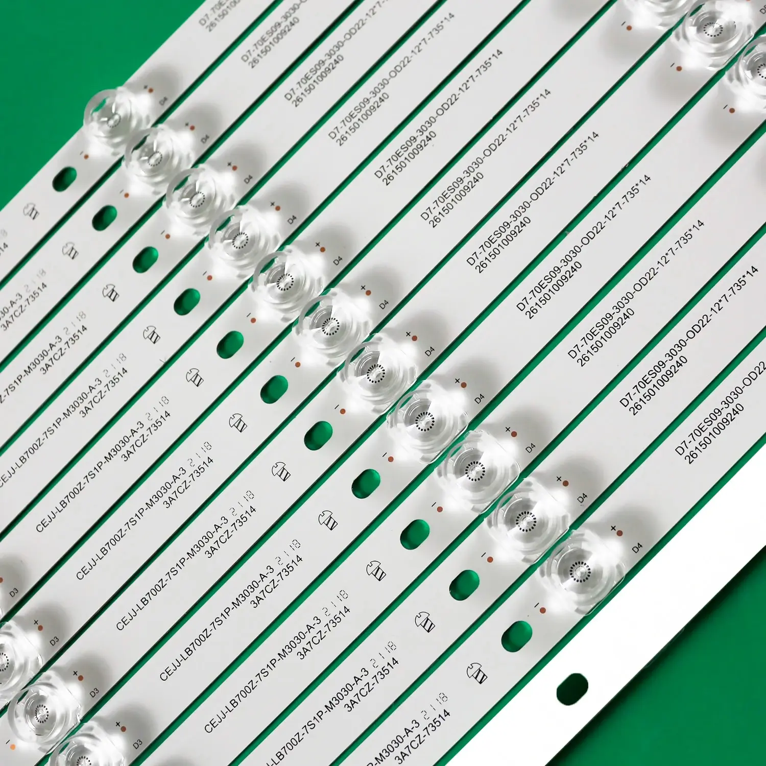 LED Backlight Strips 7LED For 70PUS7555/12 70PUS7855 LB-GM3030-GJ0D227012X7PB09-1-J TPT700U2-PV3D.Q TPT700B5-U1T01.D LB7000K V0