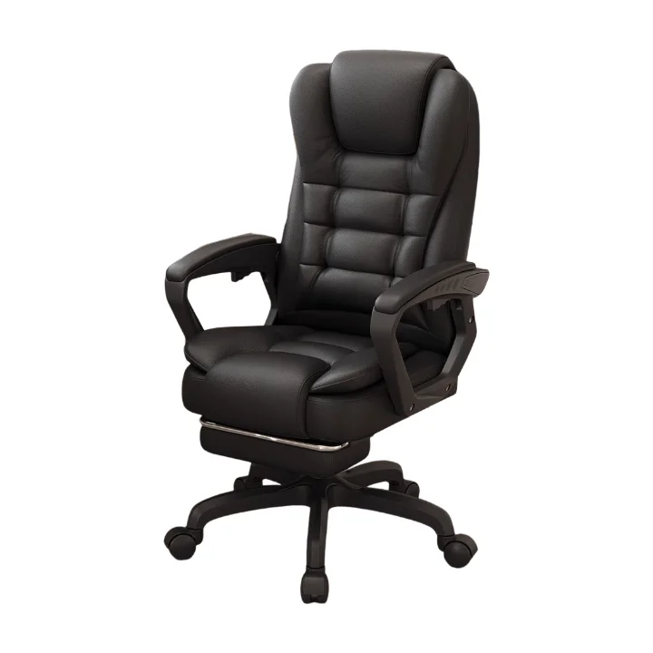 Executive Leather Ergonomic Office Chair Cheap High Back Revolving Guest Manager Boss Reclining