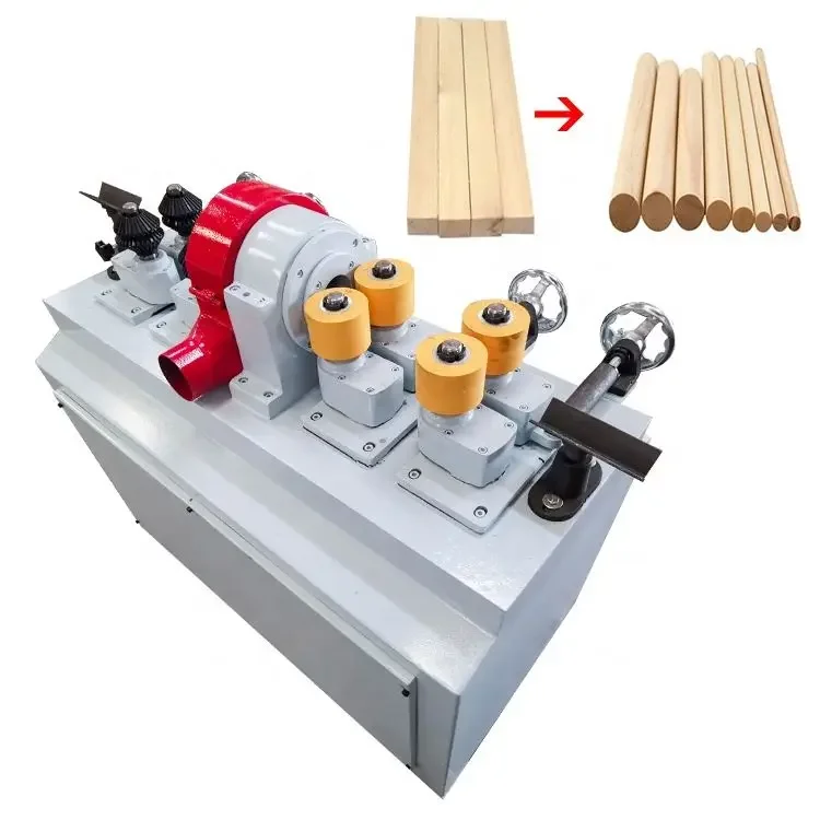 Automatic Coconut Broom Making Machine Round Wooden Stick Making Machine Wood Round Broom Handle Stick Machine