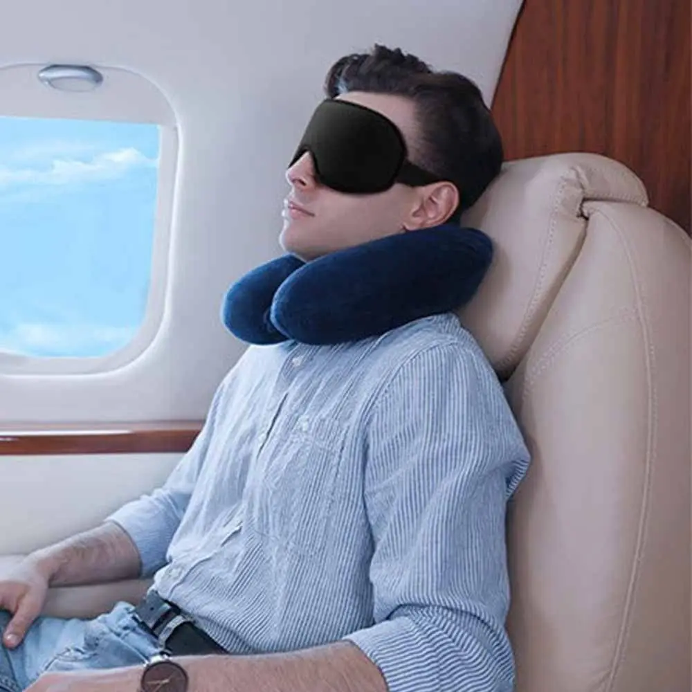 Soft Padded Blocking Light Eye Mask Relax Blindfold Block Out Light 3D Sleeping Mask Eye Cover Breathable