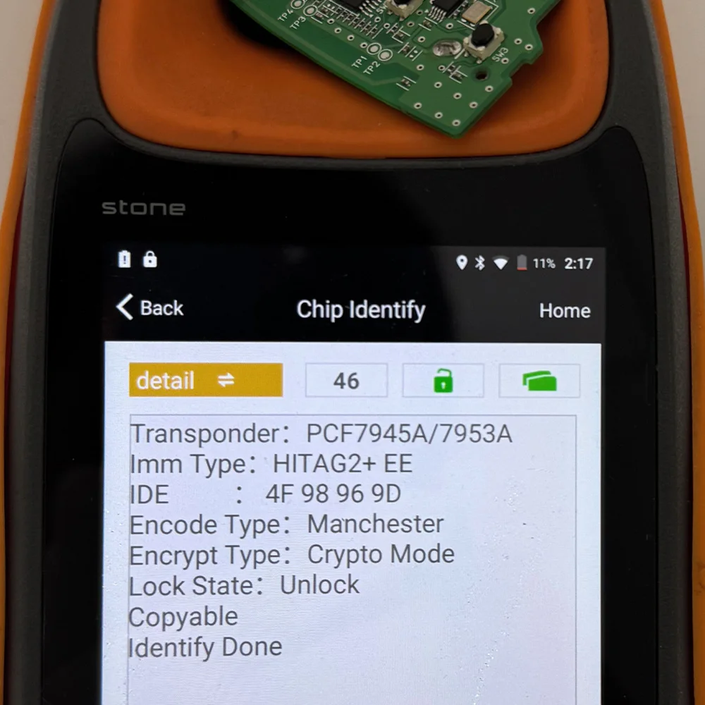 الأصلي 95440-2S610 2S600 لشركة هيونداي IX35 توكسون 2013 2014 2015 2016 2S610 433MHz 46 رقاقة الذكية مفتاح السيارة عن بعد PCF7945 / 53A