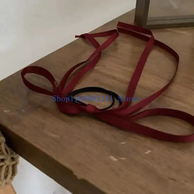 Dây buộc tóc nơ lớn 5asd sành điệu Phụ kiện tóc ruy băng dài thời trang dành cho nữ