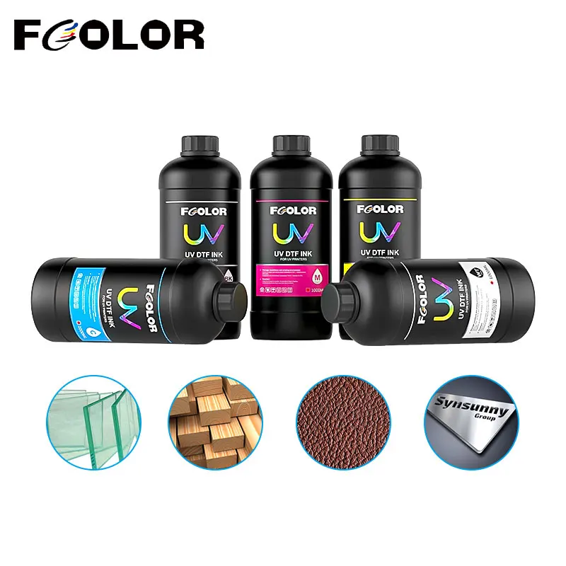 Fcolor-impresora UV lavable, Color vivo, Pnk, para Espon PXP600 Dx5 1400 L800 R290 R330 R1800, de cama plana