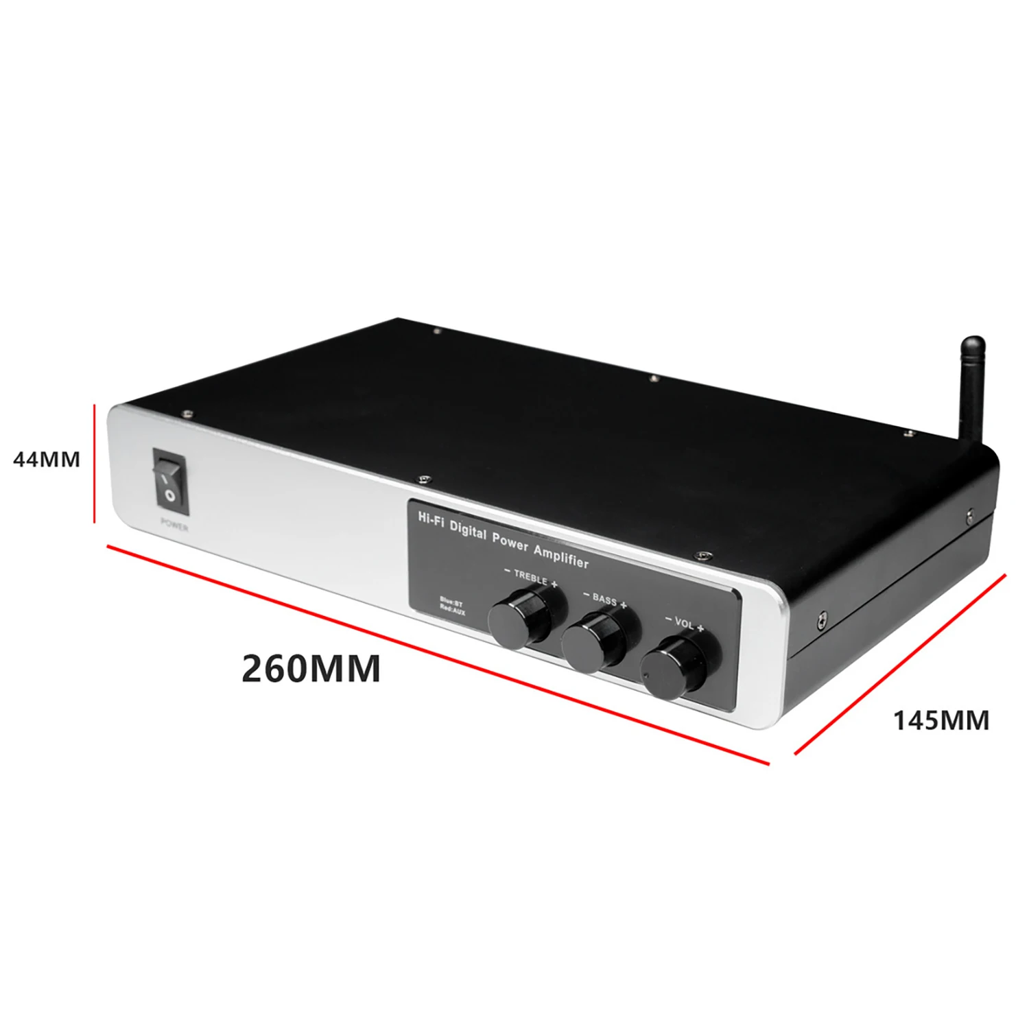 GAP-K3000 HiFi Digital Power Amplifier High Fidelity Sound Quality Home Amplifier Support BT Wireless Audio Transmission