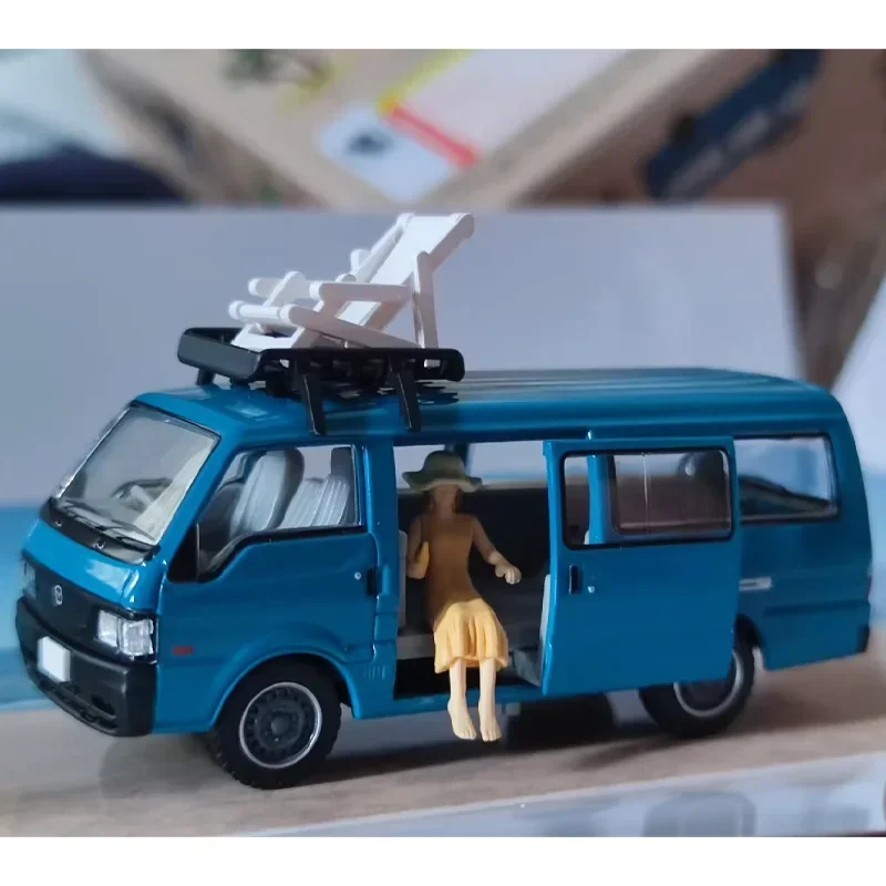 TAKARA TOMY TOMYTEC Tomica 1/64 TLV Diocolle 64 #Car Snap 19b Surfing 2 MAZDA Bongo Alloy Toy Motor Diecast Metal Model Gift